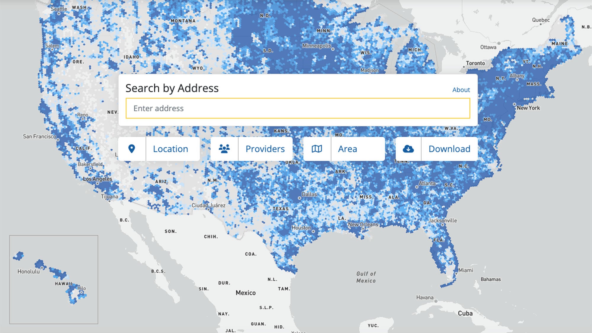 8.3 million places in the US still don't have access to broadband internet