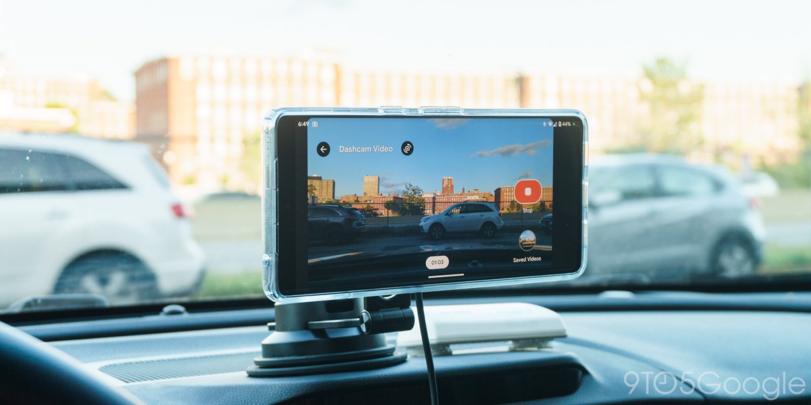 Google's Dashcam feature in Personal Security on Pixel 7 Pro